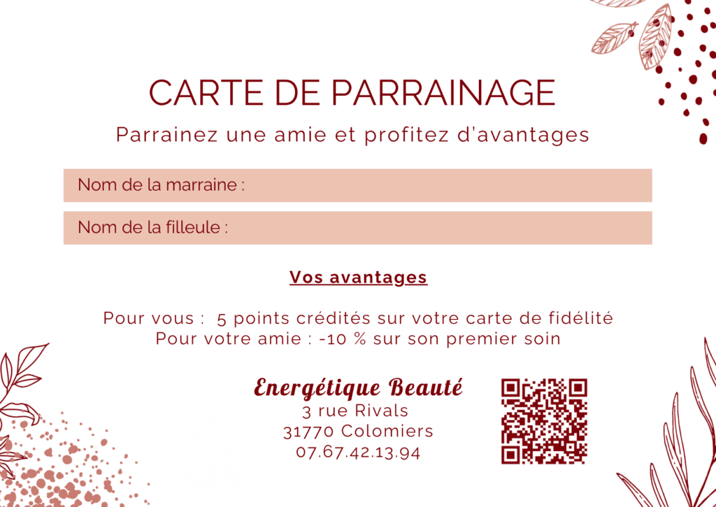 carte parrainage